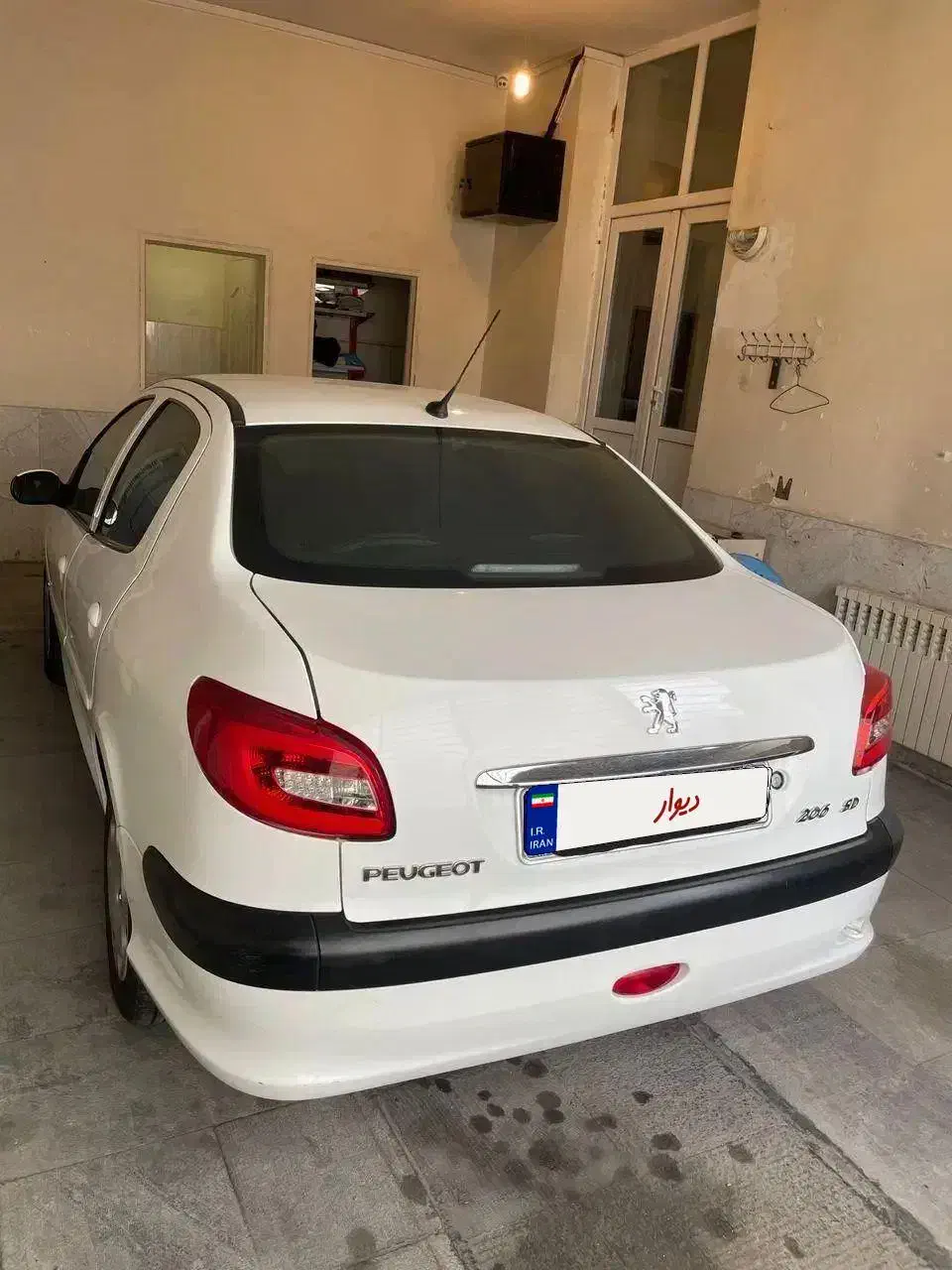 فروش ۲۰۶ SD سفید مدل ۹۸|خودرو سواری و وانت|سقز, |دیوار