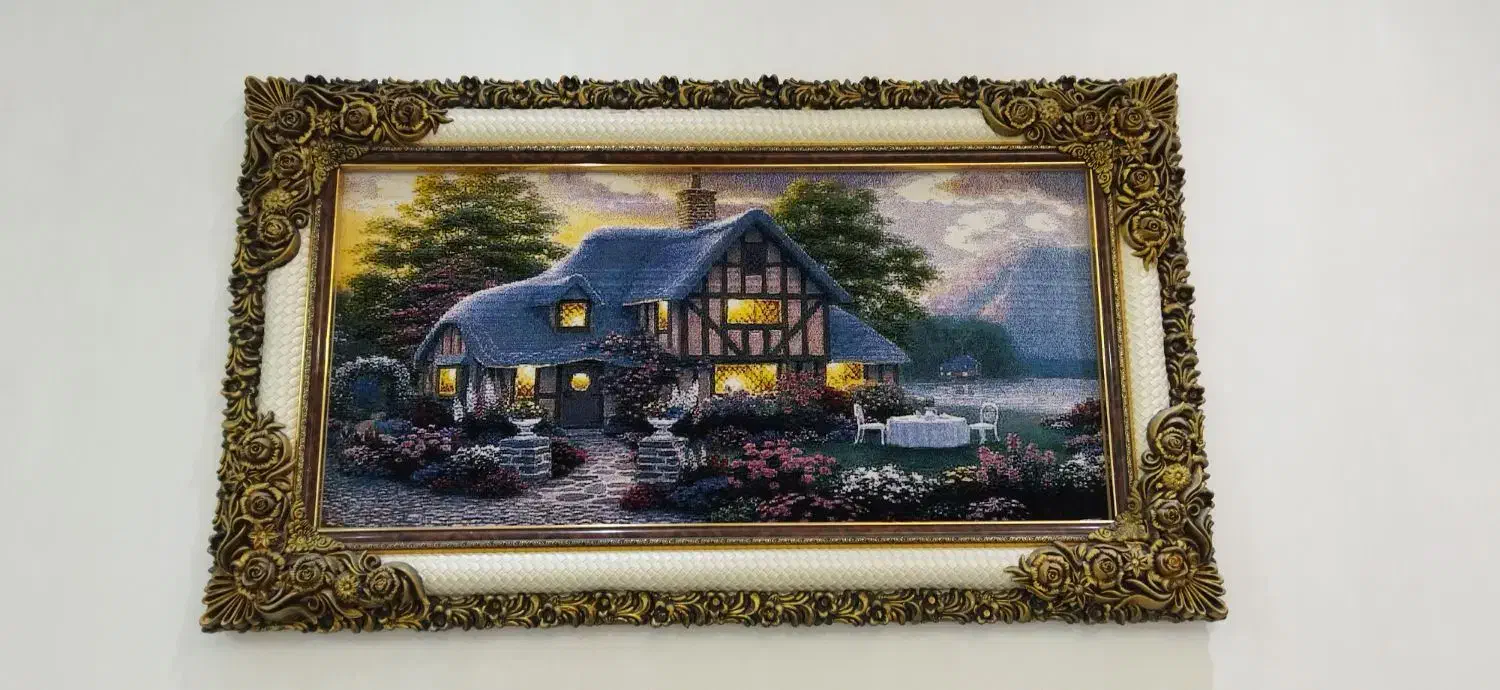 تابلو باطرح زیبا|تابلو فرش|بهارستان, |دیوار