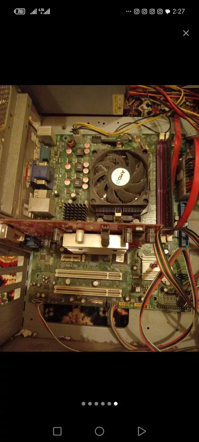 فروش کیس کامپیوتر کامل با همه تجهیزات|رایانه رومیزی|فارسان, |دیوار