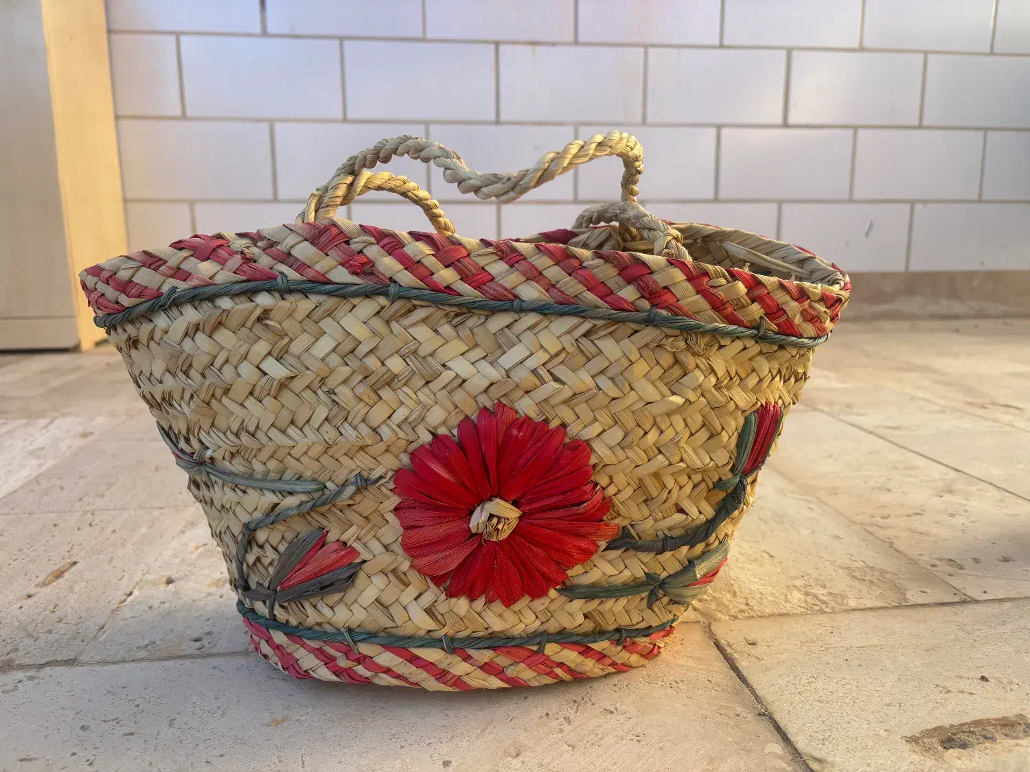 سبد حصیری|سفره، حوله، دستمال آشپزخانه|خمین, |دیوار