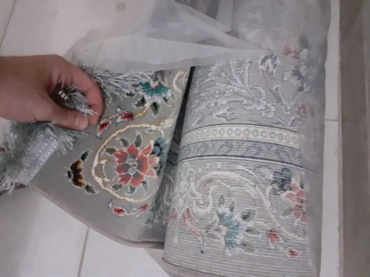 فرش ۱۲ متری نخ ۱۰۰ اکرولیک|فرش|کاشان, امیرکبیر|دیوار