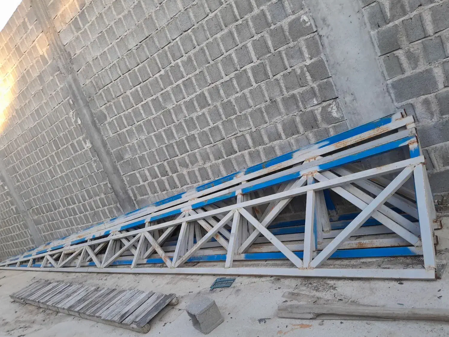 خرپا سقف انبار|مصالح و تجهیزات ساختمان|کردیان, |دیوار