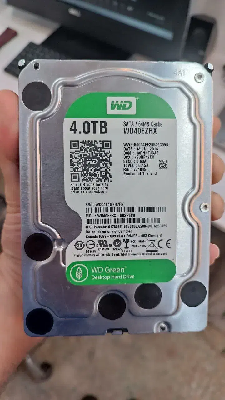 هارد 4 ترابایت وسترن دیجیتال|قطعات و لوازم جانبی رایانه|لنگرود, |دیوار