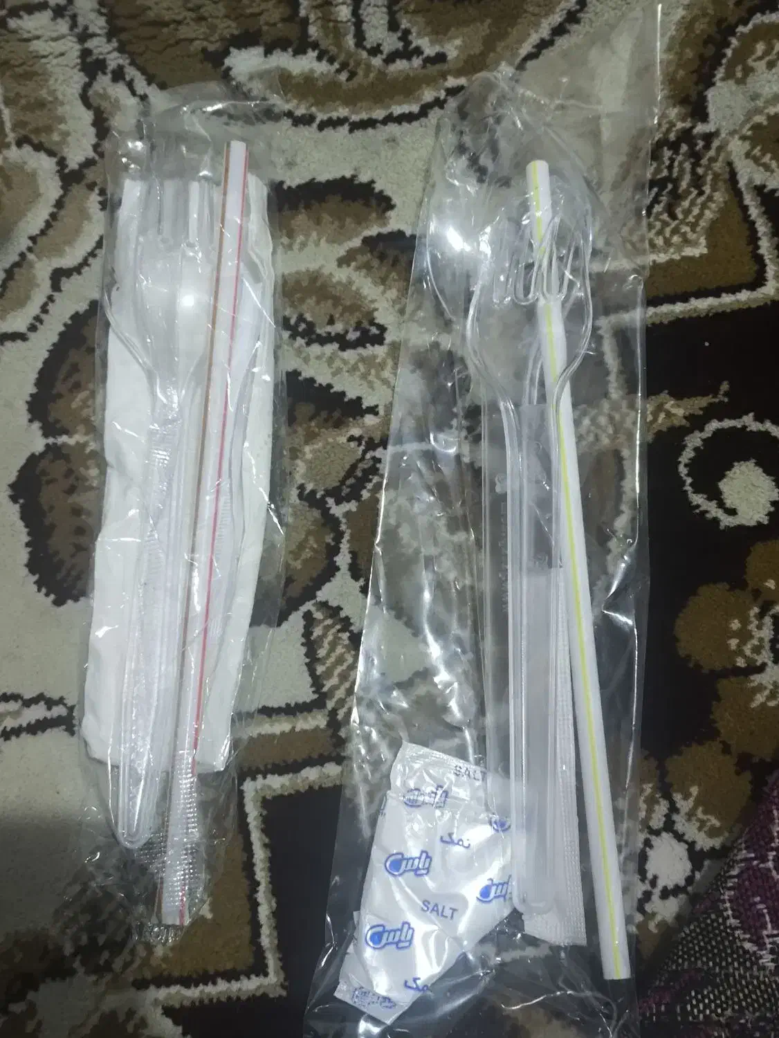 قاشق چنگال پلاستیکی|ظروف نگهدارنده، پلاستیکی، یک‌بارمصرف|سیرجان, |دیوار