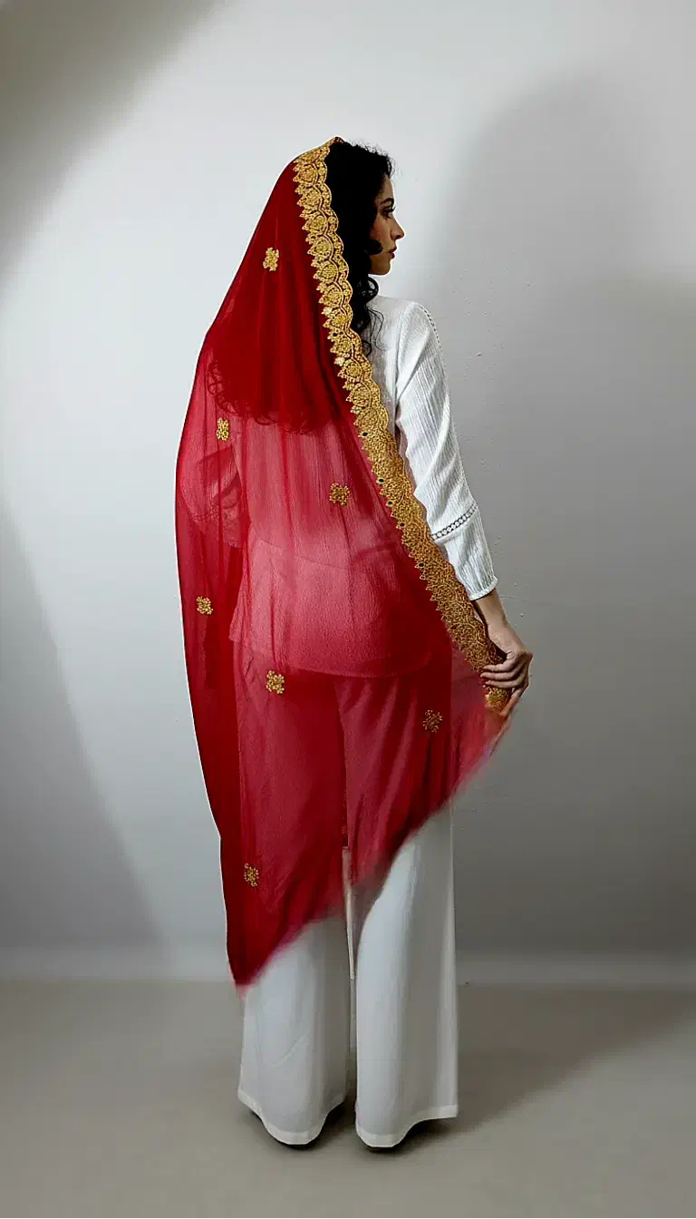 شال هندی شال مجلسی شال حریر|لباس|جیرفت, |دیوار