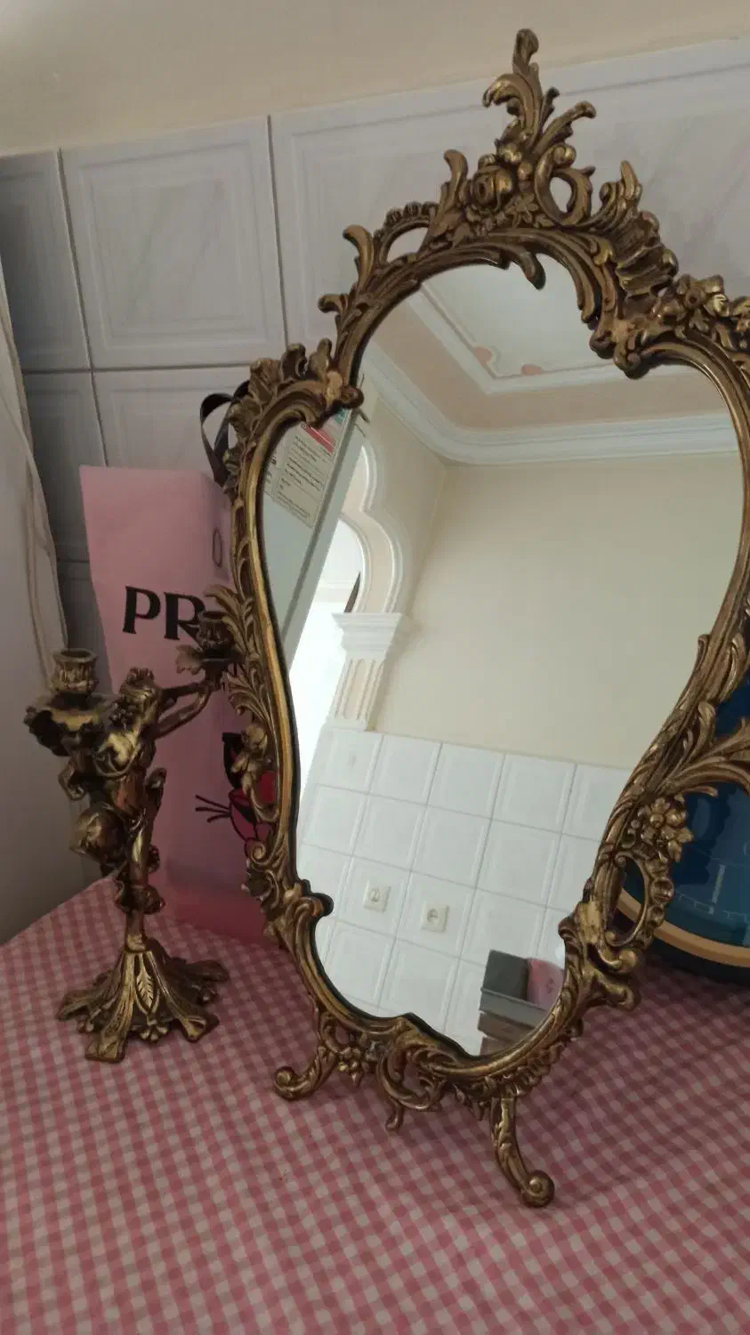 اینه شمدان درجه یک قدیمی|کلکسیون اشیاء عتیقه|تبریز, |دیوار