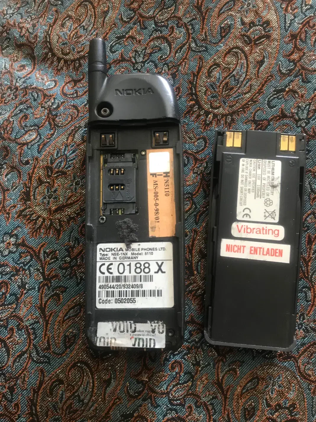 گوشی کلکسیونی نوکیا ۵۱۱۰ قدیمی|موبایل|رفسنجان, |دیوار