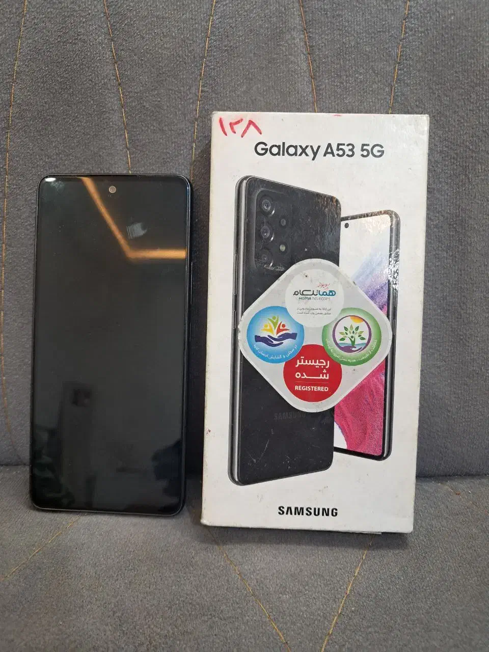 گوشی A53 مشکی، ۱۲۸ گیگ 5g سامسونگ|موبایل|مشهد, شهرک رازی (شهرک غرب)|دیوار