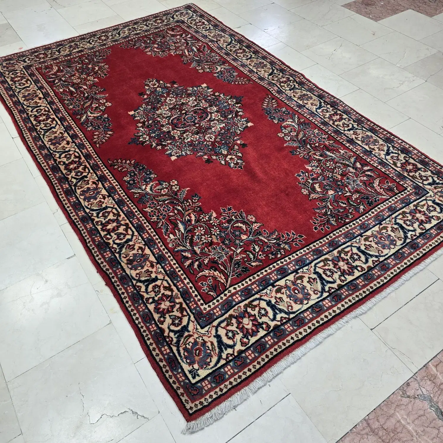 قالیچه دستباف کفساده کرک ساروق اراک|فرش|تهران, ونک|دیوار