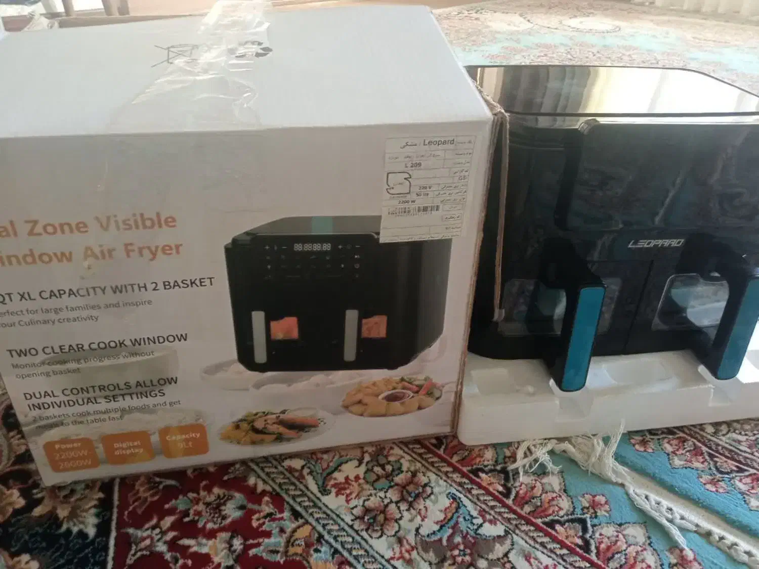 سرخ کن بدون روغن 9 لیتری|اجاق گاز و لوازم برقی پختوپز|نجفآباد, فاز ۴ شهرک آزادگان|دیوار