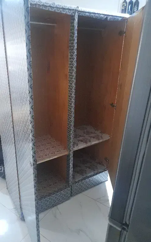 یک جفت کمد چوبی تک نفره|جاکفشی، کمد، دراور|محمدشهر, هزار واحدی|دیوار