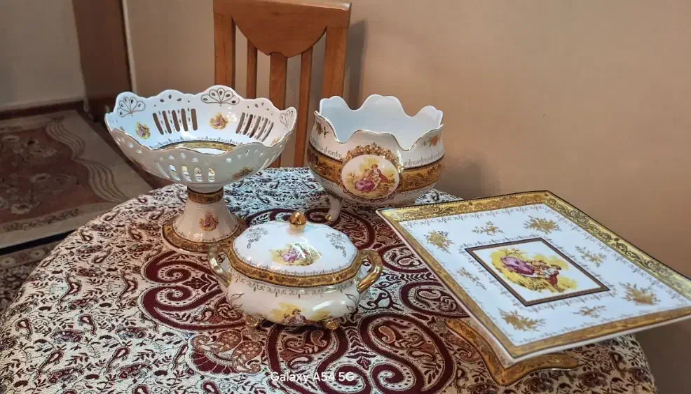 سرویس لنونژ طرح کنتس|ظروف سرو و پذیرایی|تهران, صد دستگاه|دیوار