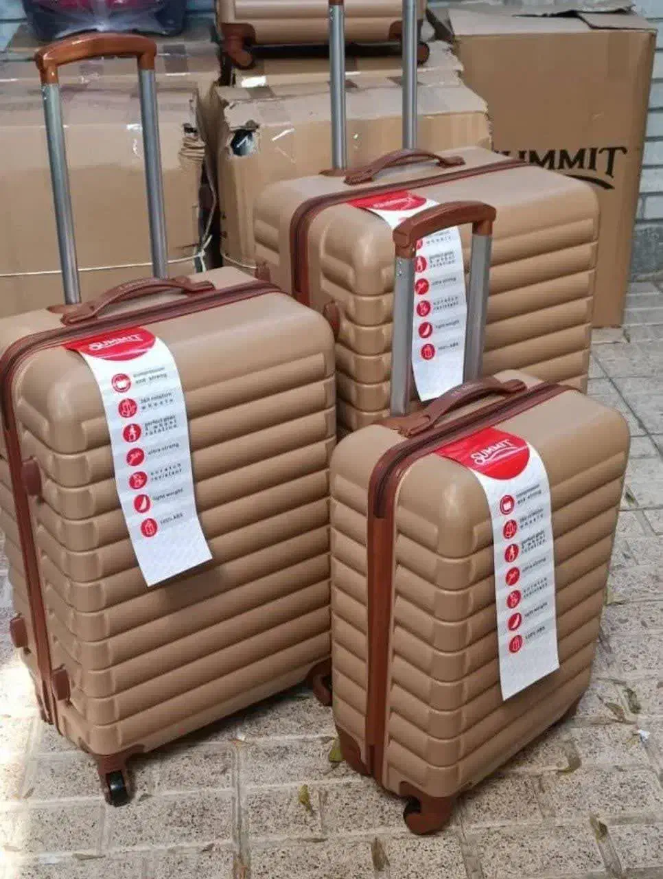 چمدان فایبر دلسی نشکن فول آپشن|کیف، کفش، کمربند|کرج, باغستان|دیوار