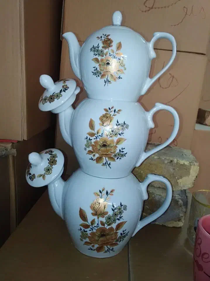 قوری چینی در سه سایز|قوری، کتری، قهوه‌ساز دستی|زابل, |دیوار