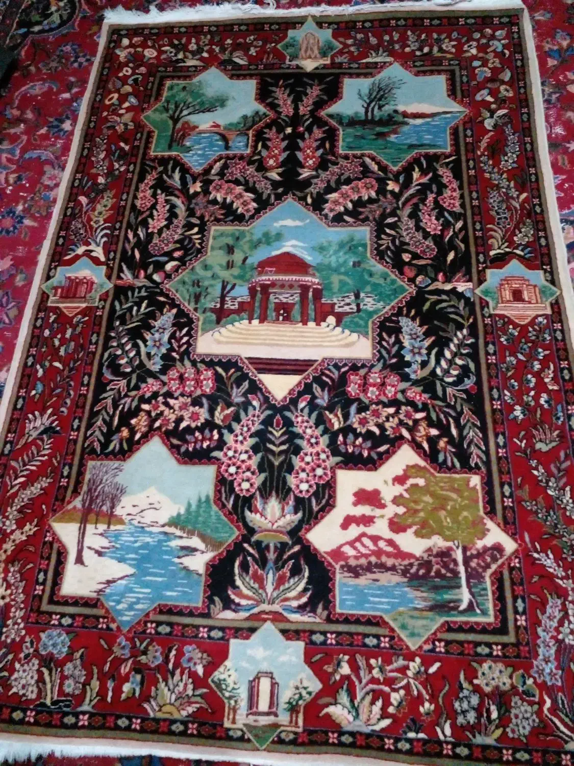 قالیچه دستبافت عتیقه|فرش|تهران, نارمک جنوبی|دیوار