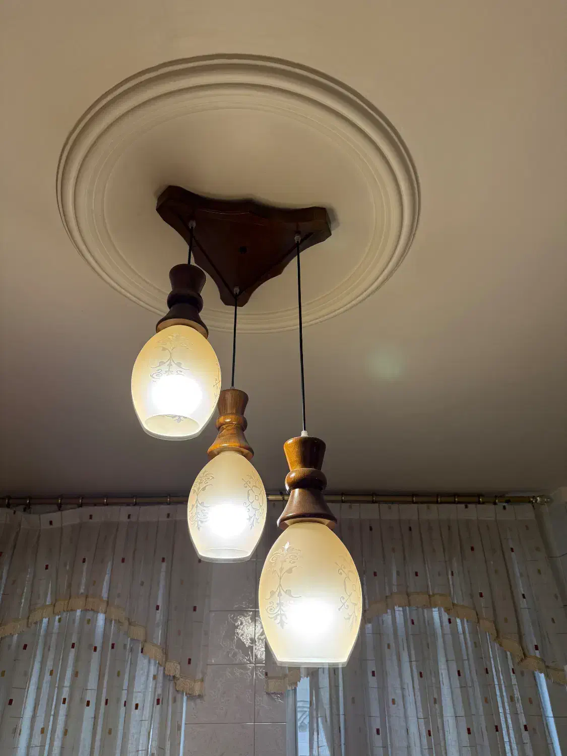 لوستر ۳ شاخه|لوستر و چراغ آویز|تهران, سازمان آب|دیوار