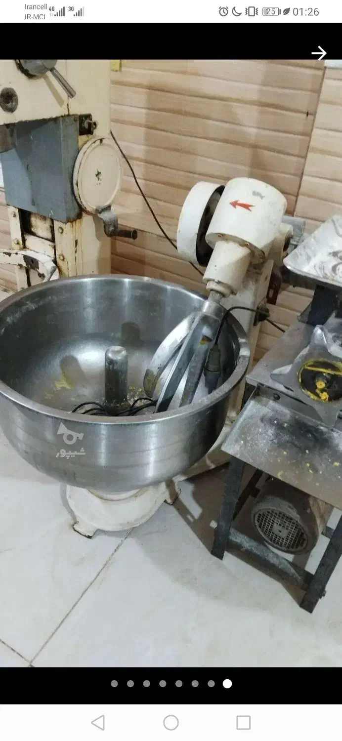 خمیرگیر استیل 60کیلویی|ماشینآلات صنعتی|مشهد, قائم|دیوار