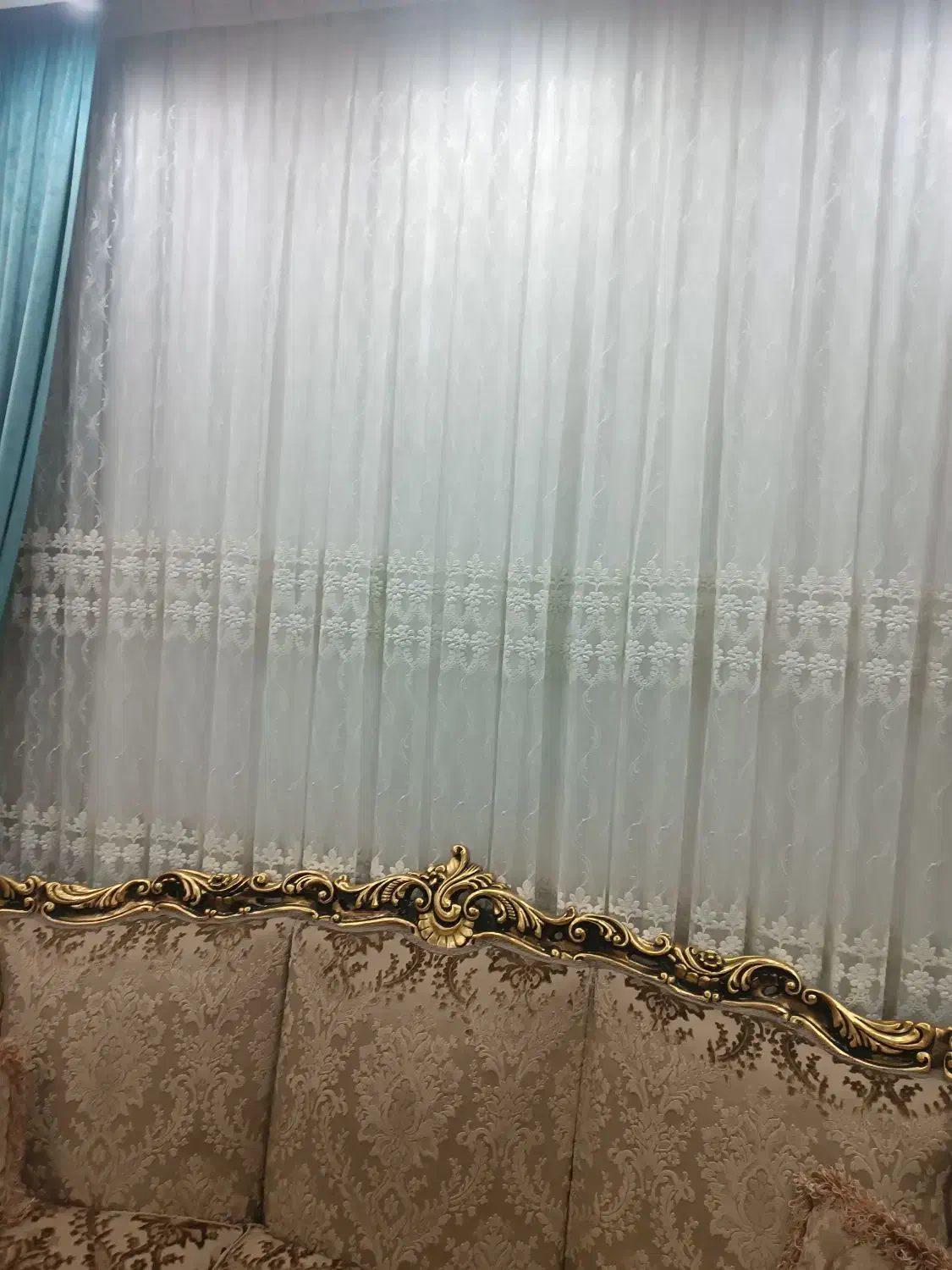 پرده توری بدون والان|پرده، رانر، رومیزی|تهران, خانی آباد نو شمالی|دیوار