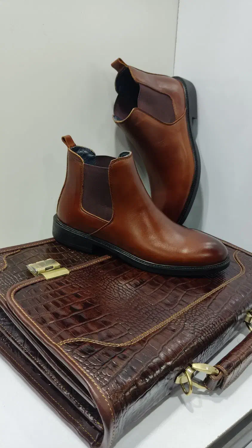 بوت نیم بوت تمام چرم فقط چرم گاوی اردلان بیرانوند|کیف، کفش، کمربند|خرمآباد, |دیوار