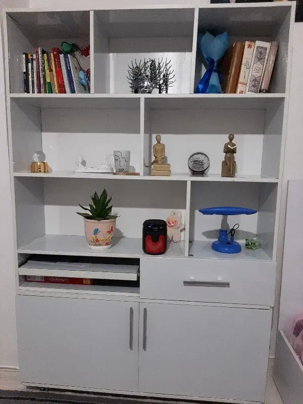 کمدکتابخانه میزتحریردار|کتابخانه، شلف، قفسههای دیواری|کرمانشاه, |دیوار