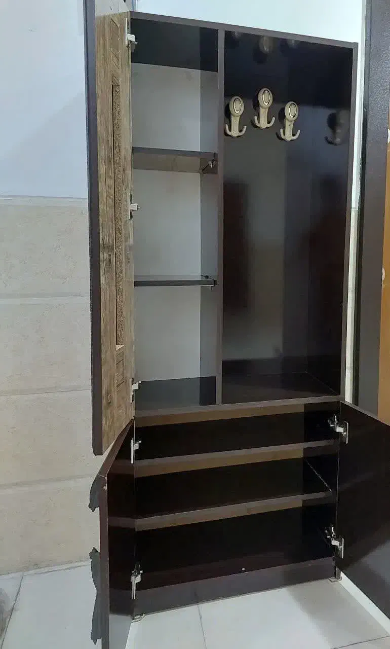 جا کفشی آینه دار ایستاده|جاکفشی، کمد، دراور|یزد, |دیوار