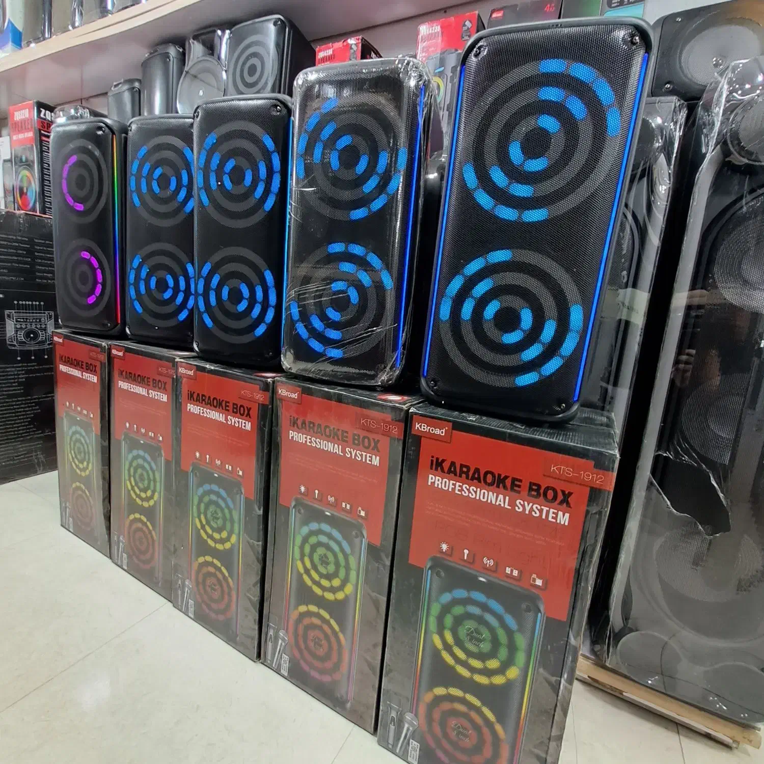 اسپیکر بلوتوثی/برودو 1908/ اینچ8   (ارزان موبایل)|سیستم صوتی خانگی|زنجان, |دیوار