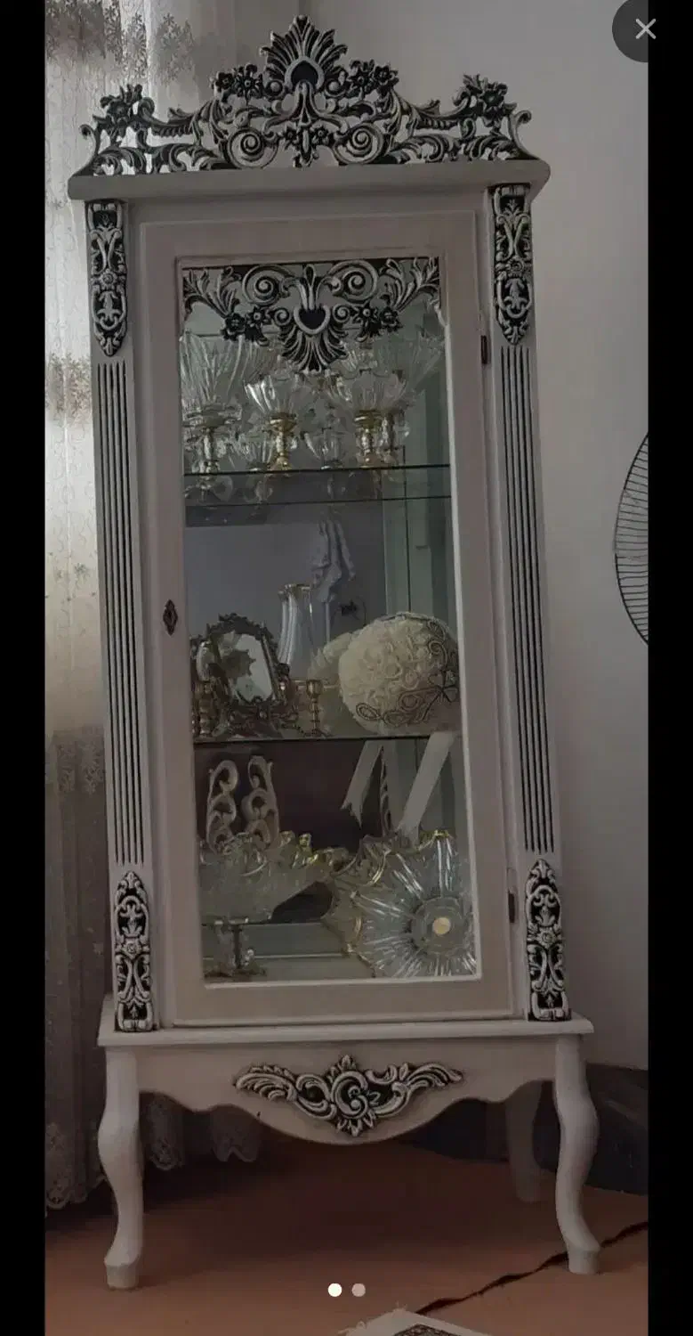 ویترین چوبی|بوفه، ویترین، کنسول|قم, علی آباد سعدگان|دیوار