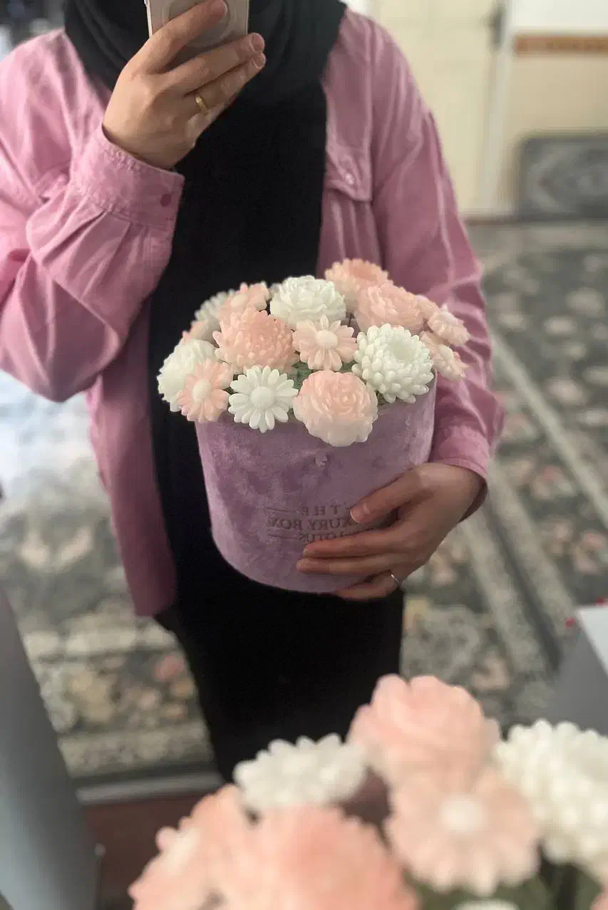 انواع گل ربانی شمعی و مخملی  ۱۷ هزار تومان|گل مصنوعی|ابهر, |دیوار