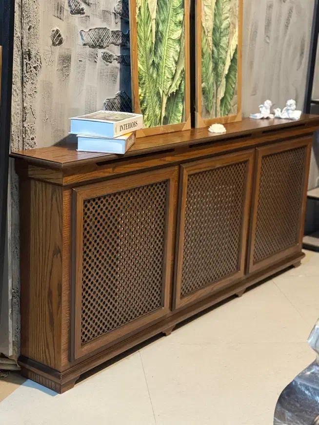 کنسول و کاور شوفاژ چوبی کد ۴|بوفه، ویترین، کنسول|مشهد, جانباز|دیوار