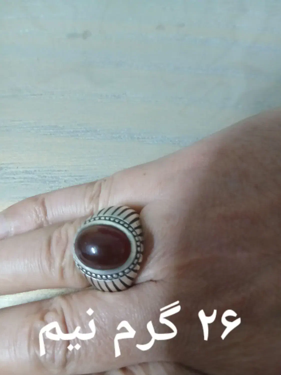 انگشترنقره|زیورآلات و اکسسوری|مشهد, زمرد|دیوار