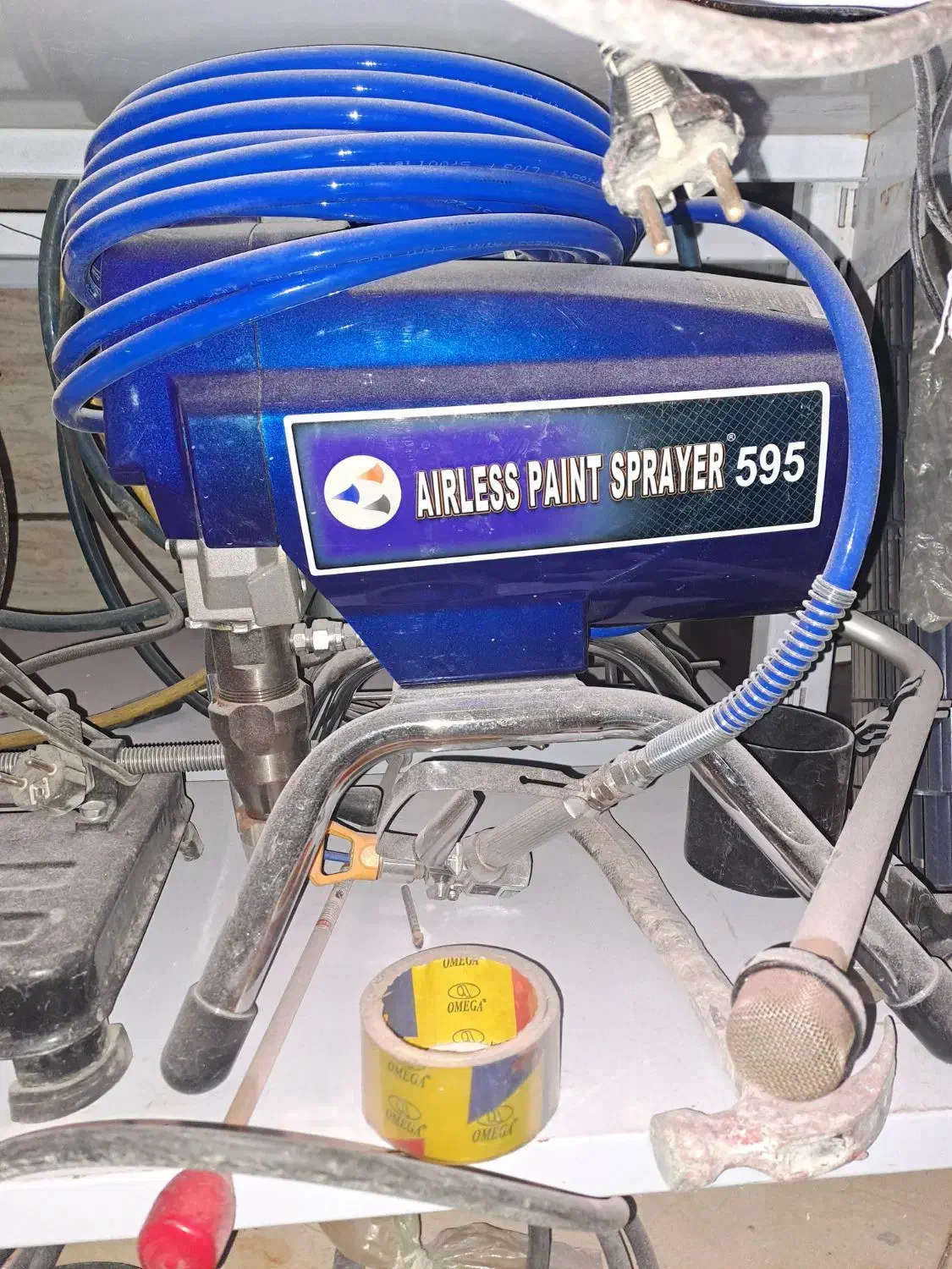 ایرلس براشلس ۵۹۵  و کمپرسور باد ۳۵۰ لیتر زیر قیمت|ابزارآلات|فردیس, ثابتی|دیوار