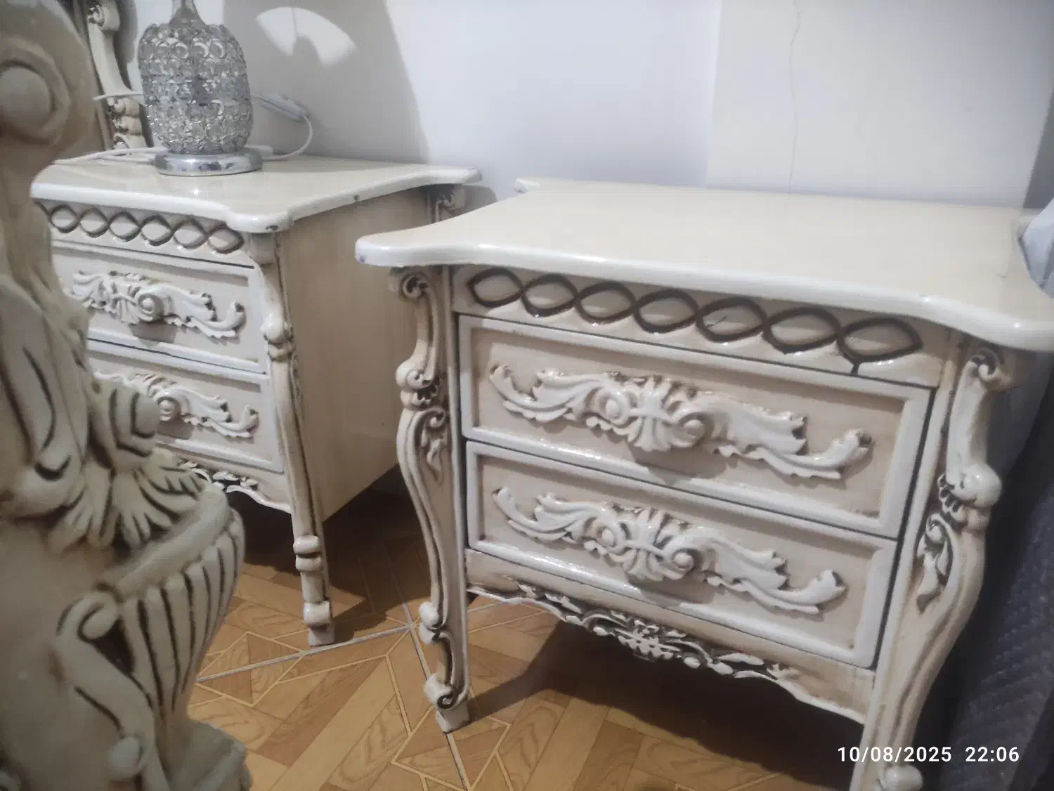 تخت دو نفره با چوب رآش|تخت و سرویس خواب|تهران, والفجر (افسریه)|دیوار