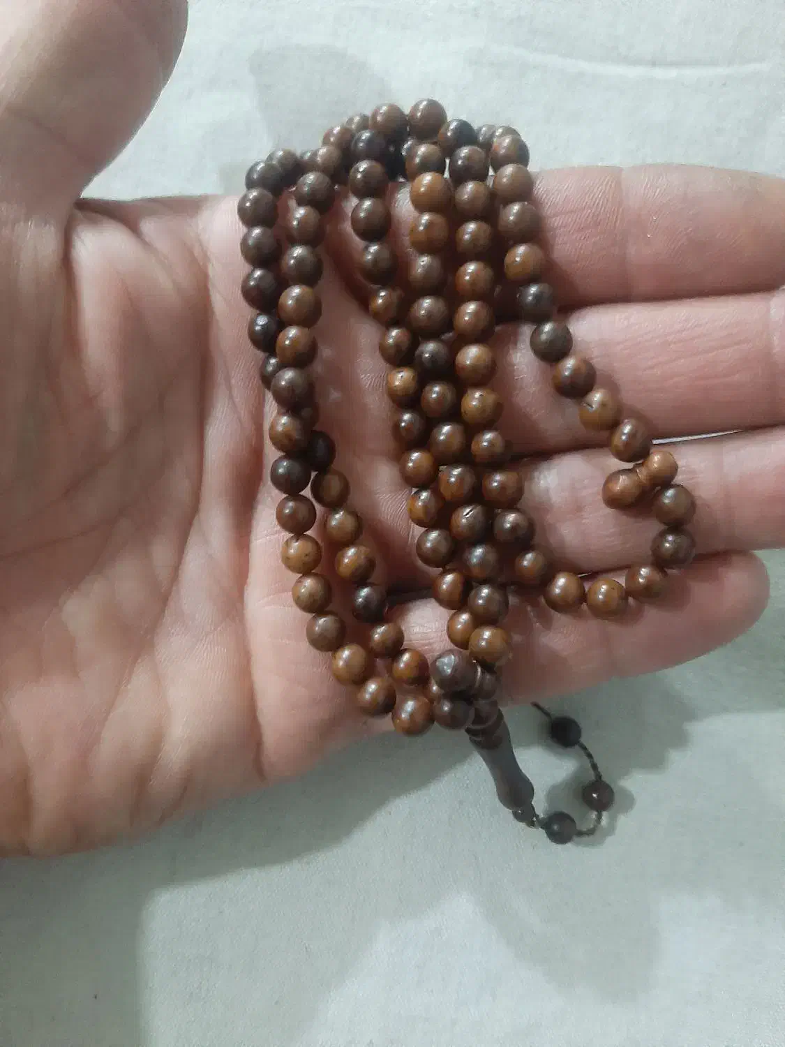 تسبیح کشکول وانگشتر نقره کهنه|کلکسیون اشیاء عتیقه|اردبیل, |دیوار