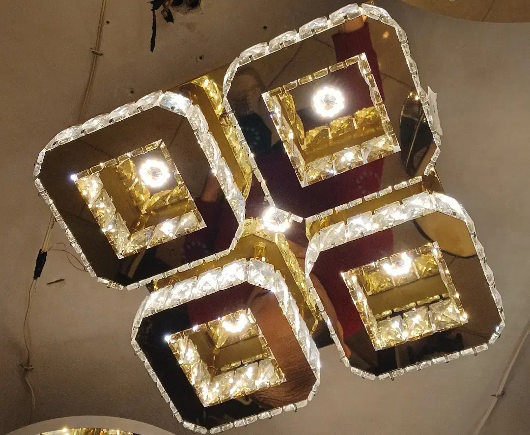 لوستر گریستالی|لوستر و چراغ آویز|تبریز, |دیوار