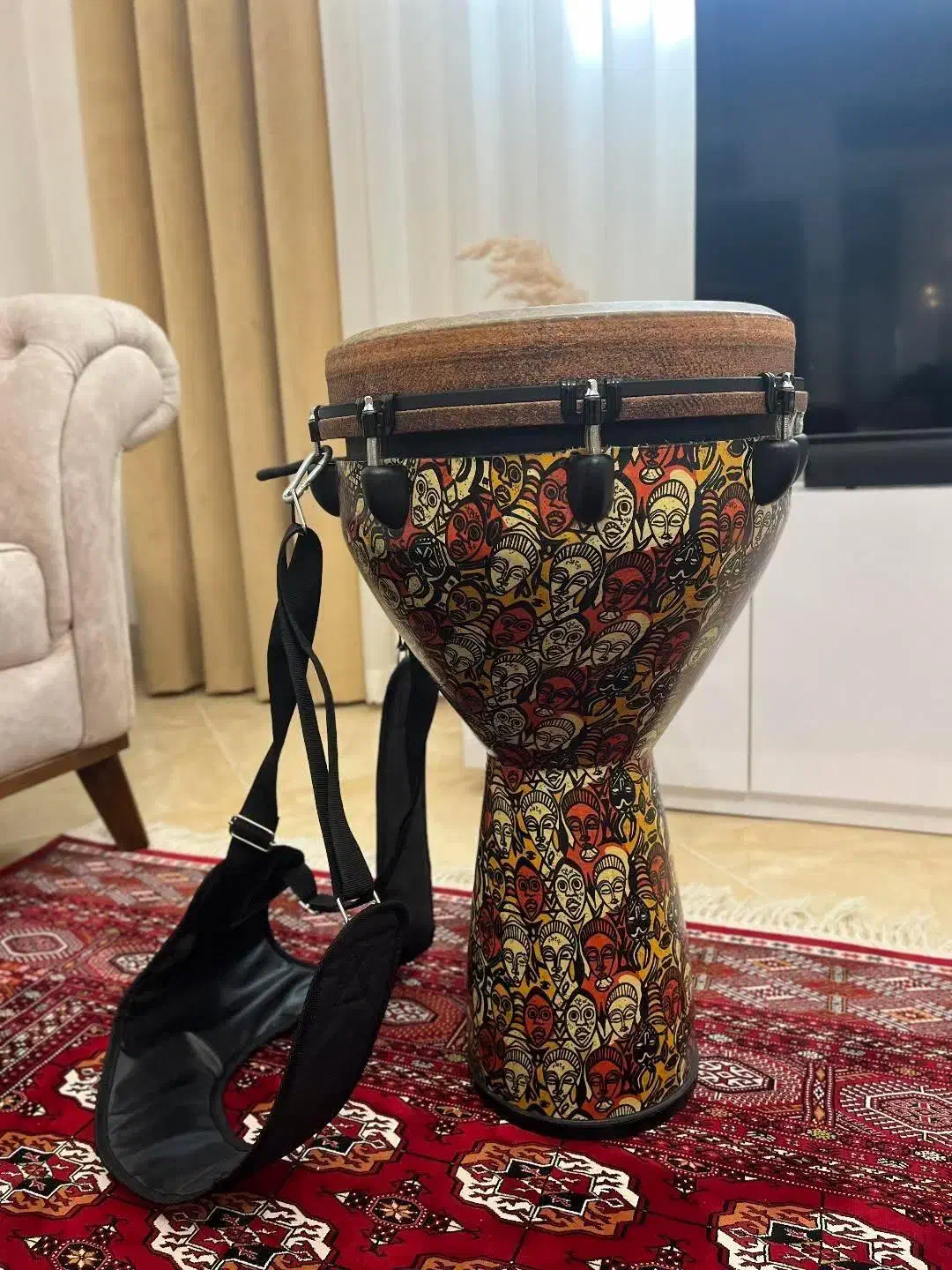 ساز جیمبی djembe اصل آمریکایی|درام و پرکاشن|گنبد کاووس, |دیوار