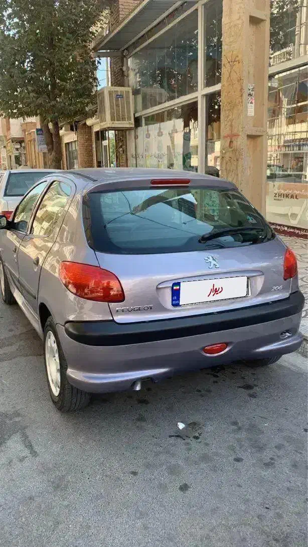 206 مدل ۹۱بدون رنگ|خودرو سواری و وانت|پیرانشهر, |دیوار