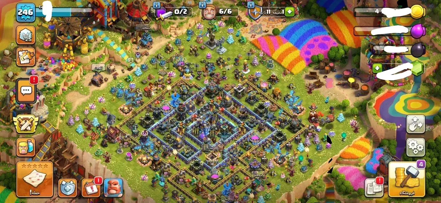 کلش اف کل لول ۲۴۶ لول بالا|کنسول، بازی ویدئویی و آنلاین|رشت, پیرکلاچای|دیوار