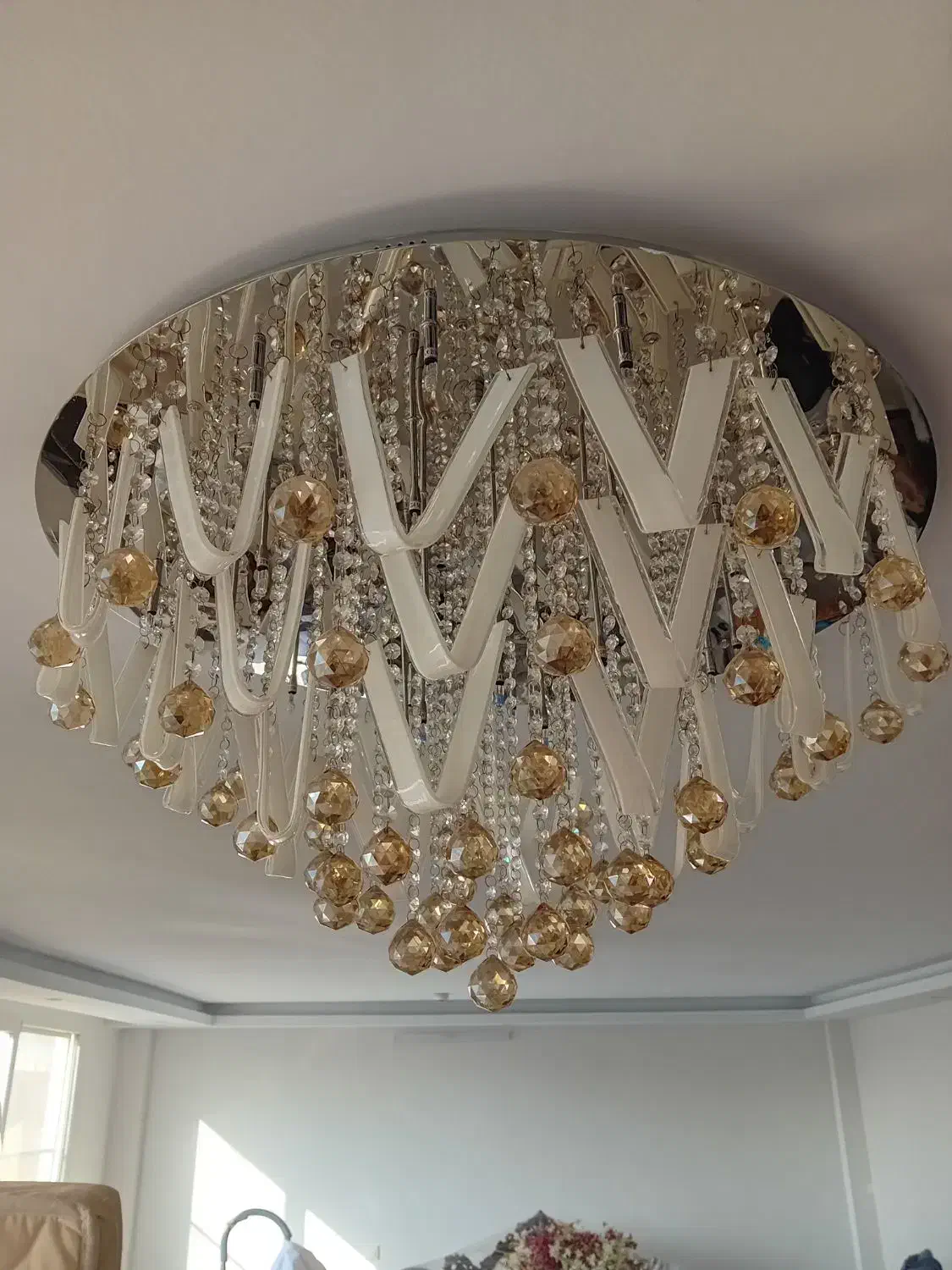 لوستر سقفی پذیرایی و اتاق خواب به همراه دیوار کوب|لوستر و چراغ آویز|تهران, تهرانسر شمالی|دیوار