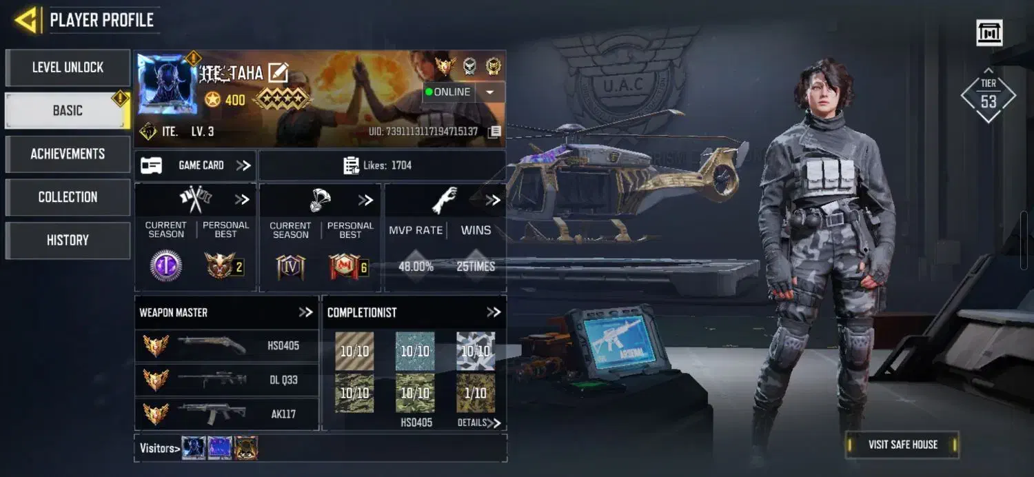 اکانت کالاف دیوتی موبایل|کنسول، بازی ویدئویی و آنلاین|تفت, |دیوار