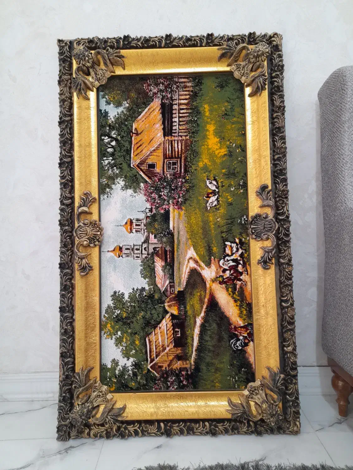 تابلو فرش|تابلو فرش|ابهر, |دیوار