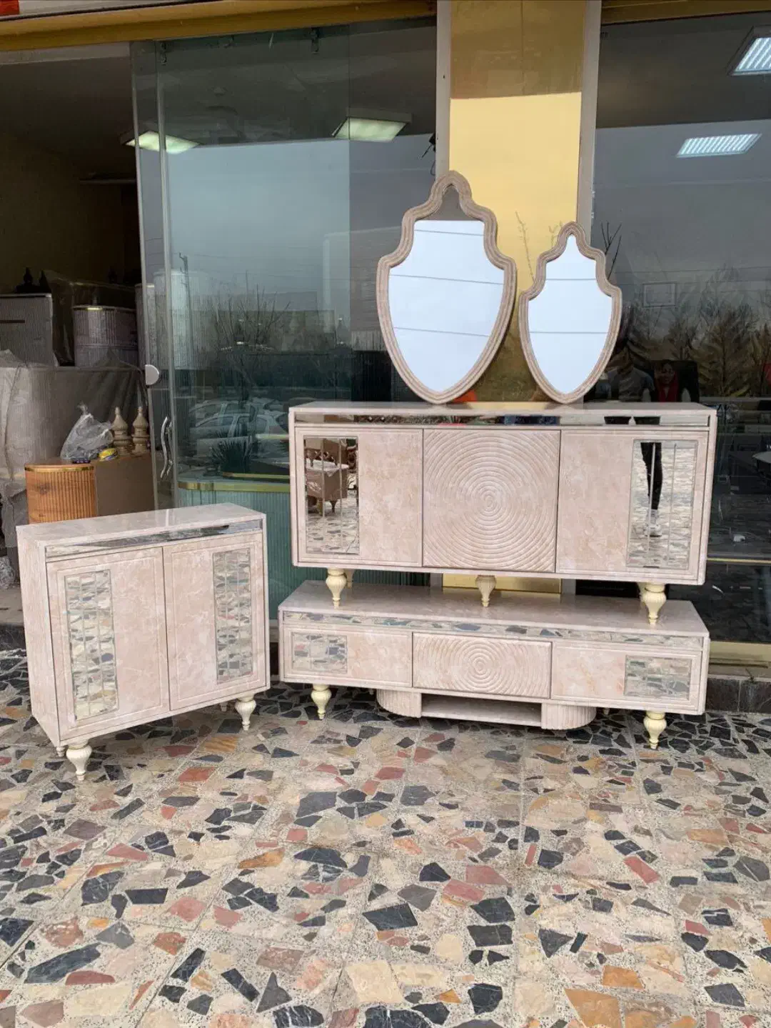 ست آینه و کنسول آتریس|بوفه، ویترین، کنسول|تهران, بهداشت|دیوار