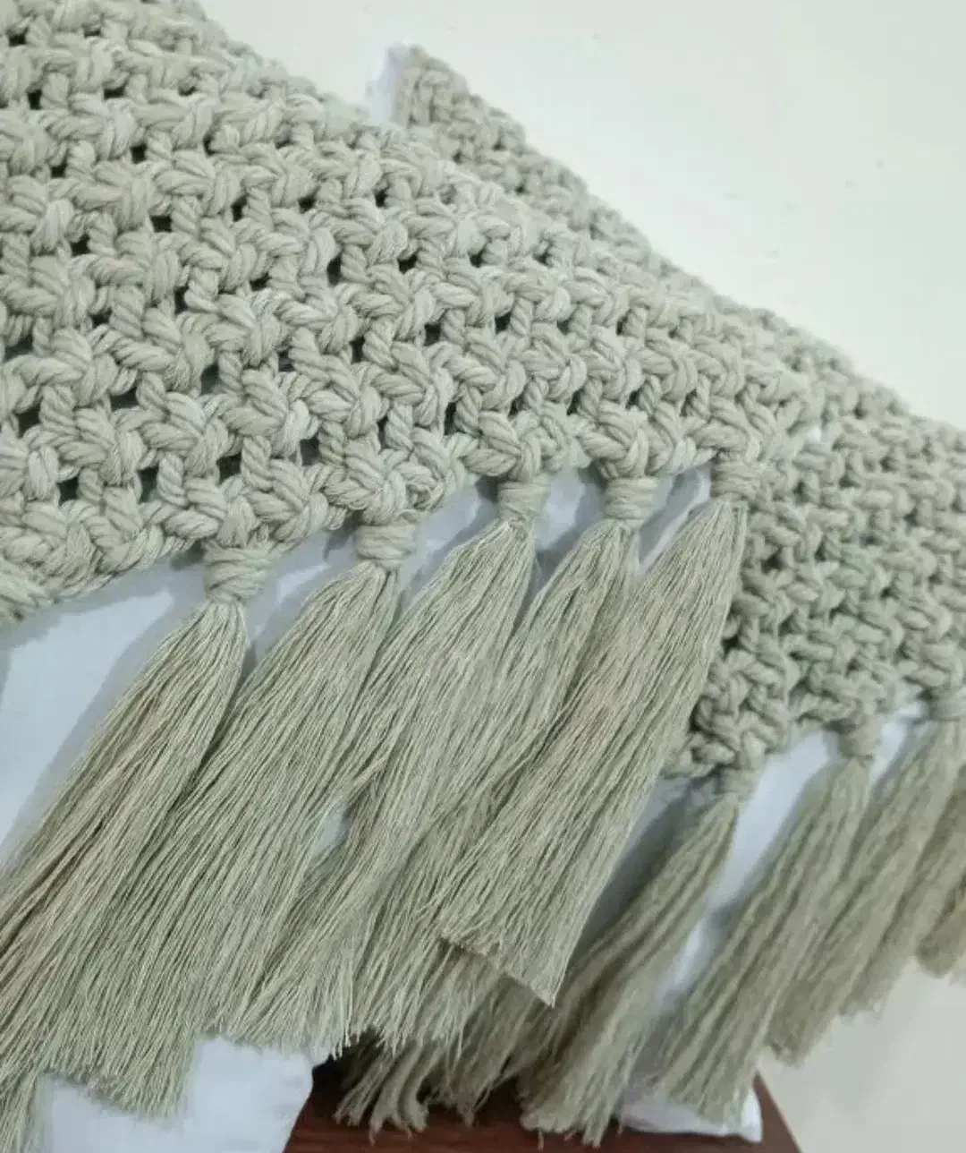 کوسن مکرومه|صنایع دستی و سایر لوازم تزئینی|اراک, |دیوار