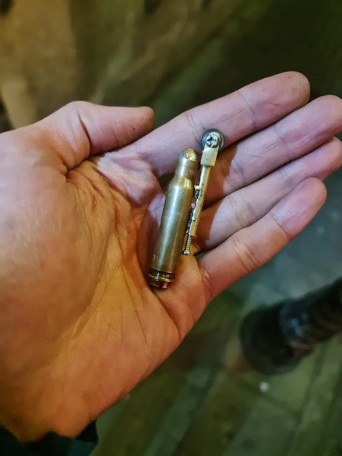 فندک دستساز نفتی قدیمی با تاریخ|کلکسیون اشیاء عتیقه|تهران, دکتر هوشیار|دیوار