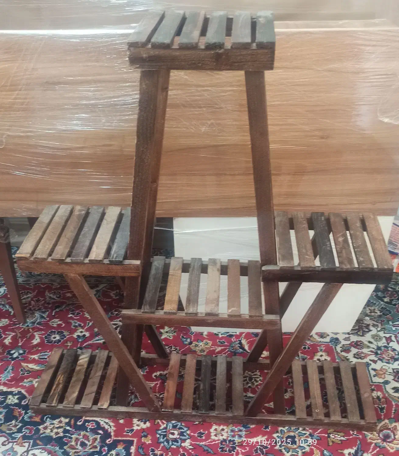 استند چوبی گلدان|صنایع دستی و سایر لوازم تزئینی|شیراز, شهرک پرواز|دیوار