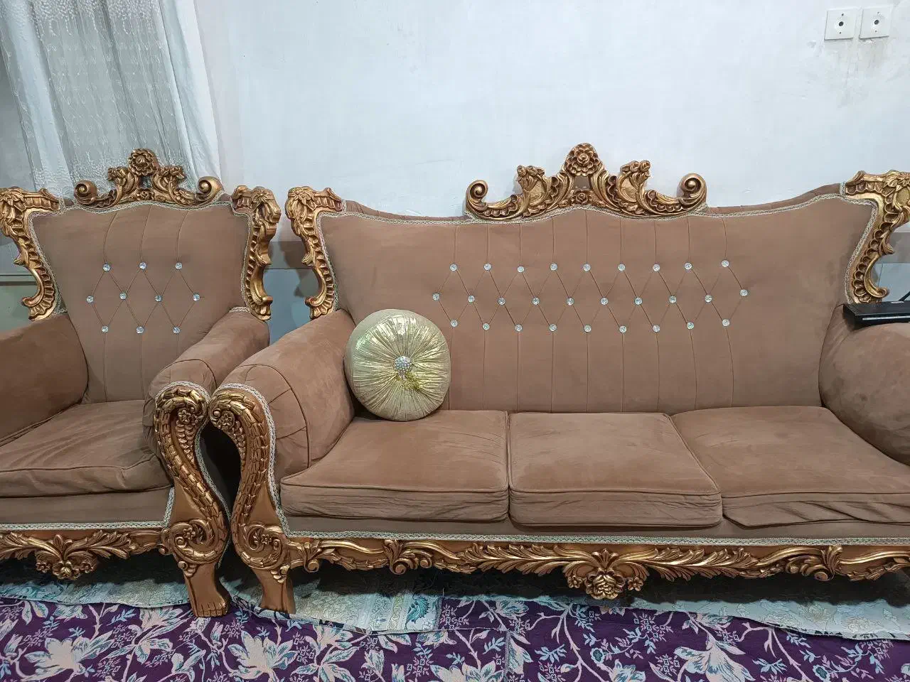 مبل سلطنتی کلاسیک|مبلمان خانگی و میز عسلی|بوکان, |دیوار