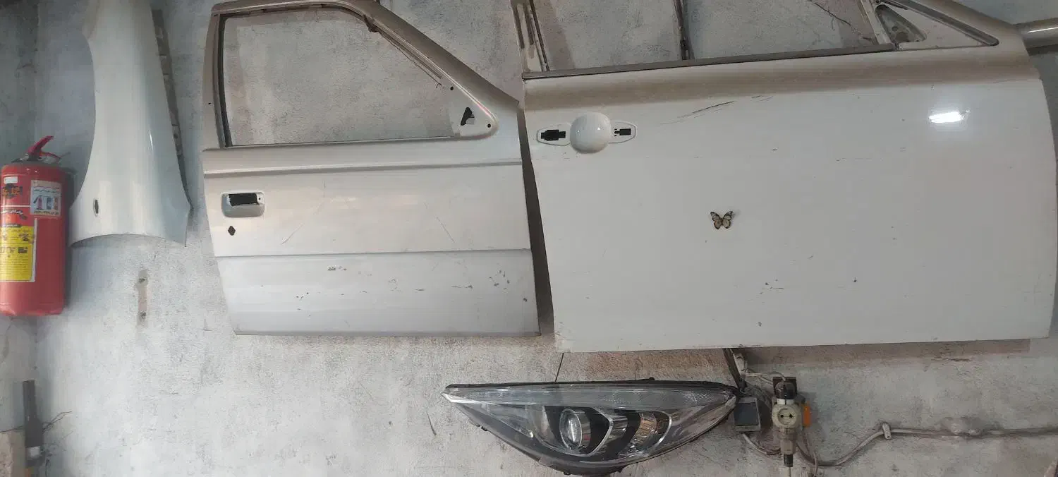 چراغ جلو ۲۰۷ درب جلو دنا پلاس درب جلو ۴۰۵|قطعات یدکی و لوازم جانبی|مشکین‌دشت, |دیوار