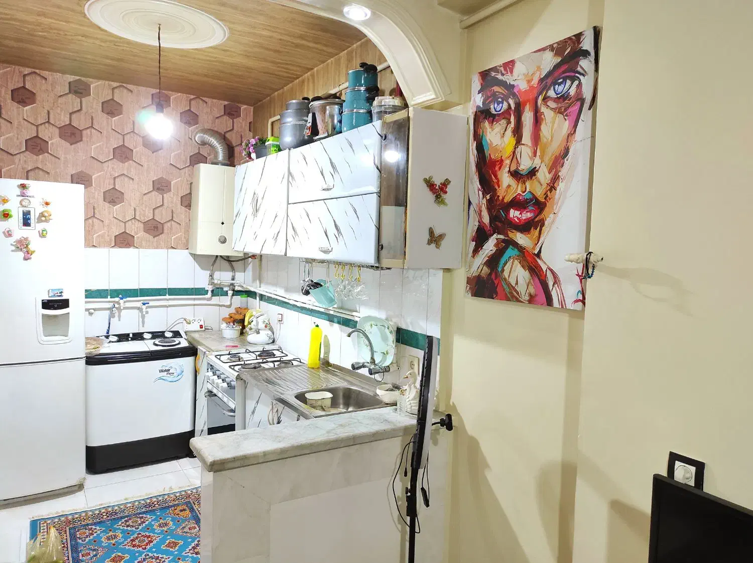 ۵۸متر یک خواب طبقه اول گل ساختمان امتیازات کامل|فروش آپارتمان|ملارد, |دیوار