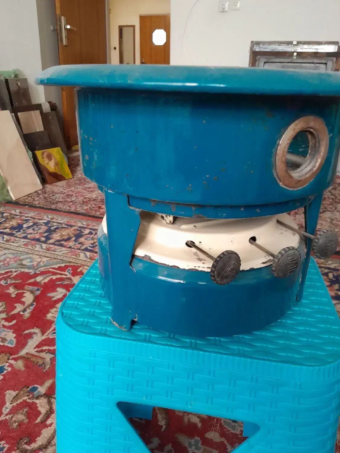 فروش چراغ سه فتیله عتیقه سالم و دکوری|کلکسیون اشیاء عتیقه|کرمان, |دیوار