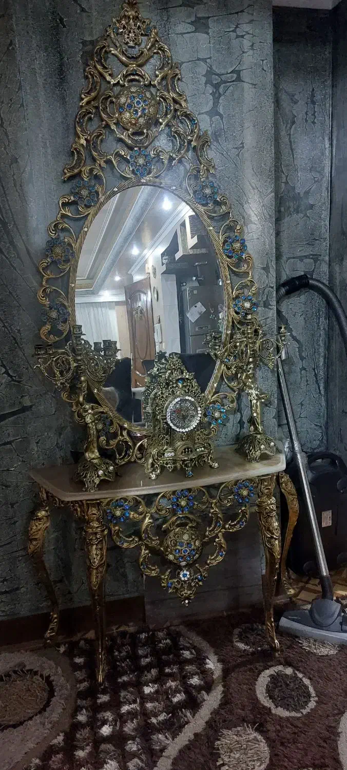 اینه شمعدان (((طرح برنز)|آینه|اسلامشهر, شهرک قائمیه|دیوار