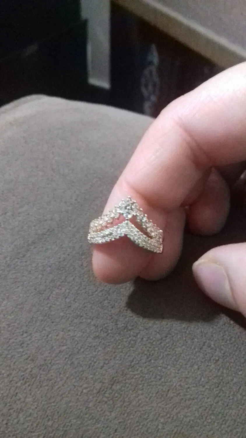 انگشتر رنگ ثابت،زنجیر،حلقه|بدلیجات|دورود, |دیوار